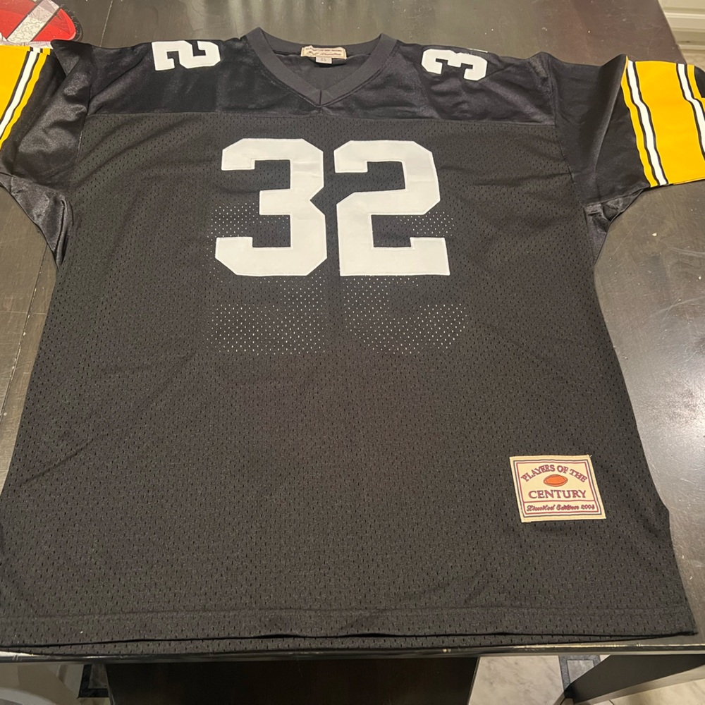 Player of the Century Franco Harris Pittsburgh Steelers NFL Football Jersey XL